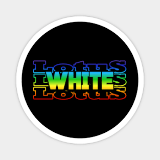 White Lotus - Rainbow Fade Magnet